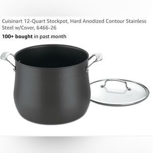 Cuisinart Contour 12Qt Stock Pot with Cover
Brand NEW